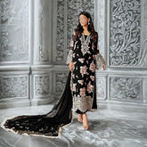 Nisa Fabrics Premium Embroidered Viscose