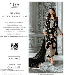 Nisa Fabrics Premium Embroidered Viscose