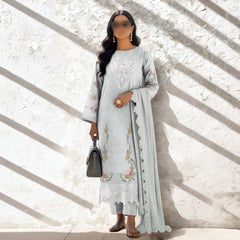 Nisa Fabrics Premium Embroidered Viscose